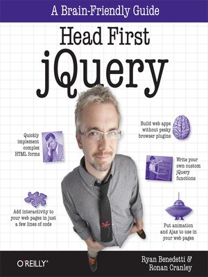 cover image of Head First jQuery